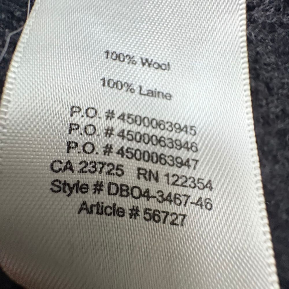 ARITZIA WILFRED Extra Fine Merino Wool Charcoal Gray Cardigan w/Pockets XS-M EUC - Picture 12 of 14